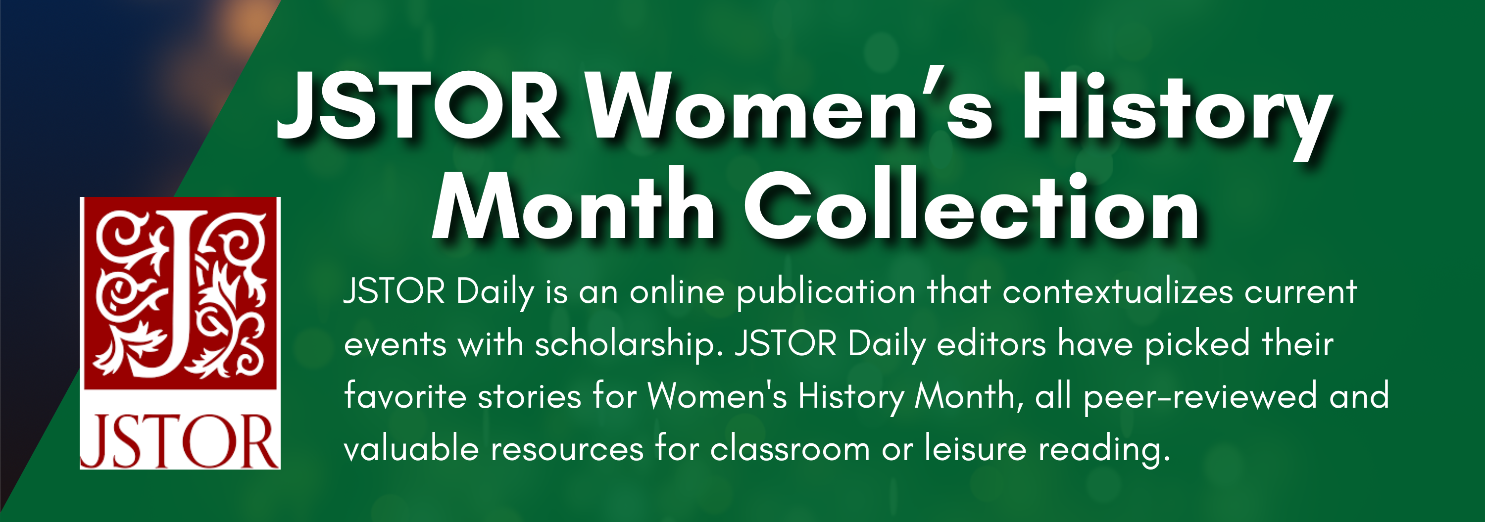 Women's History Month JSTOR Daily