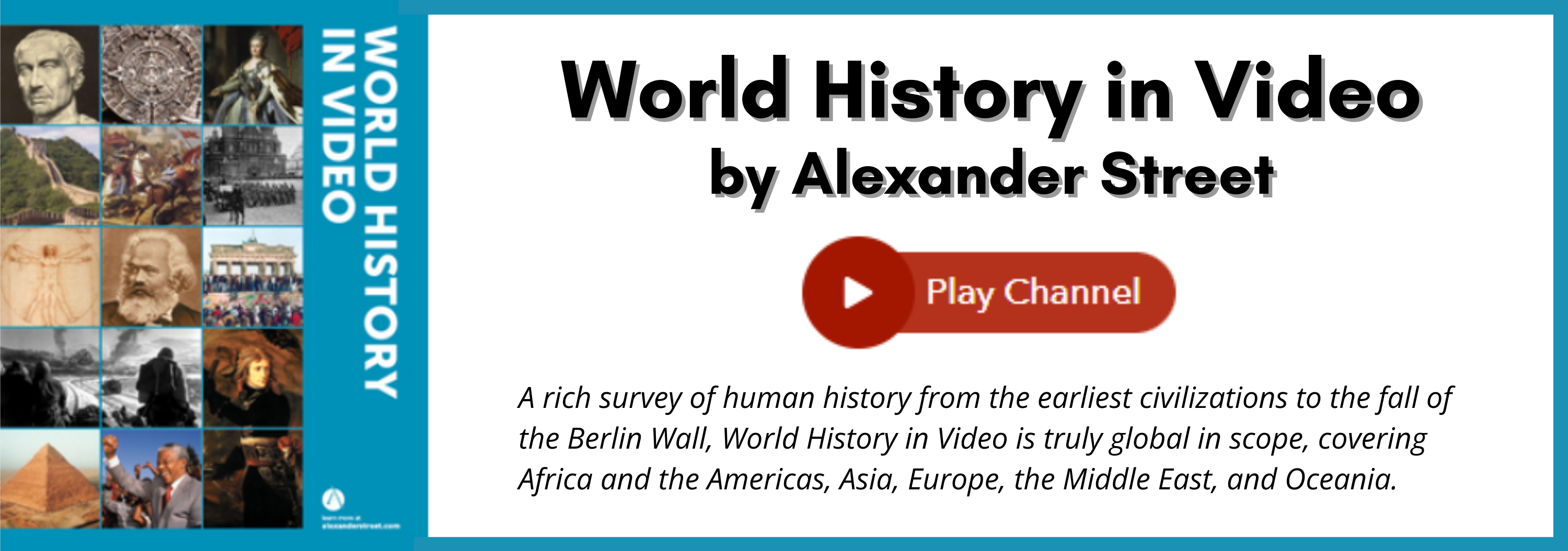 World History in Video, by Alexander Street