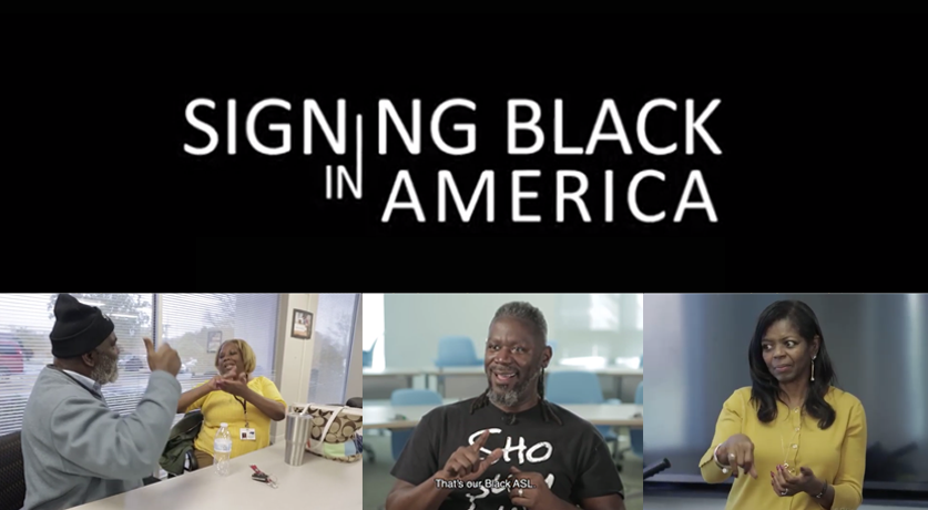 Signing Black in America, film cover