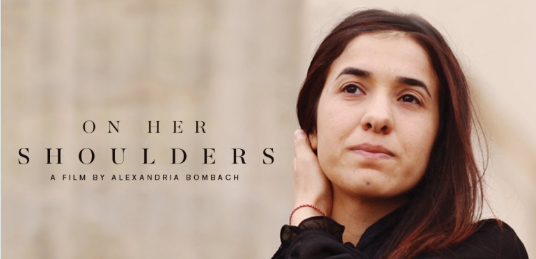 "On Her Shoulders" film cover
