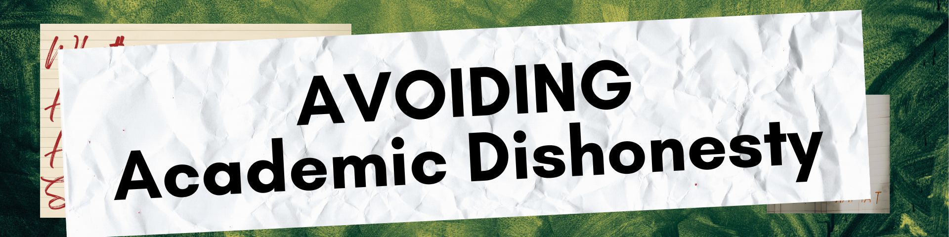 Plagiarism - Avoiding Academic Dishonesty