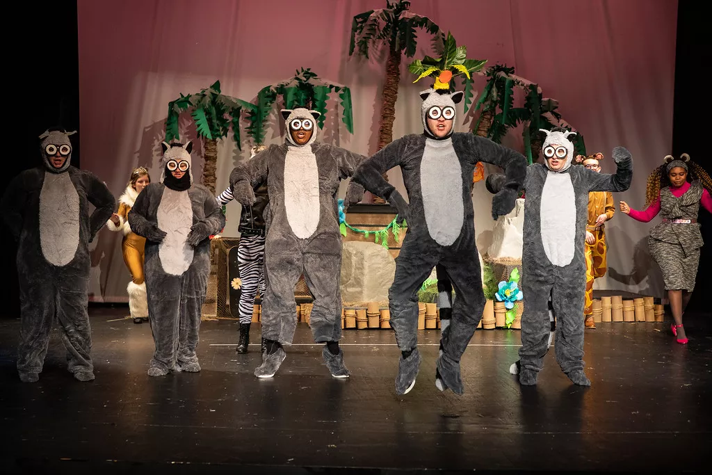 Motlow Theatre students in a production