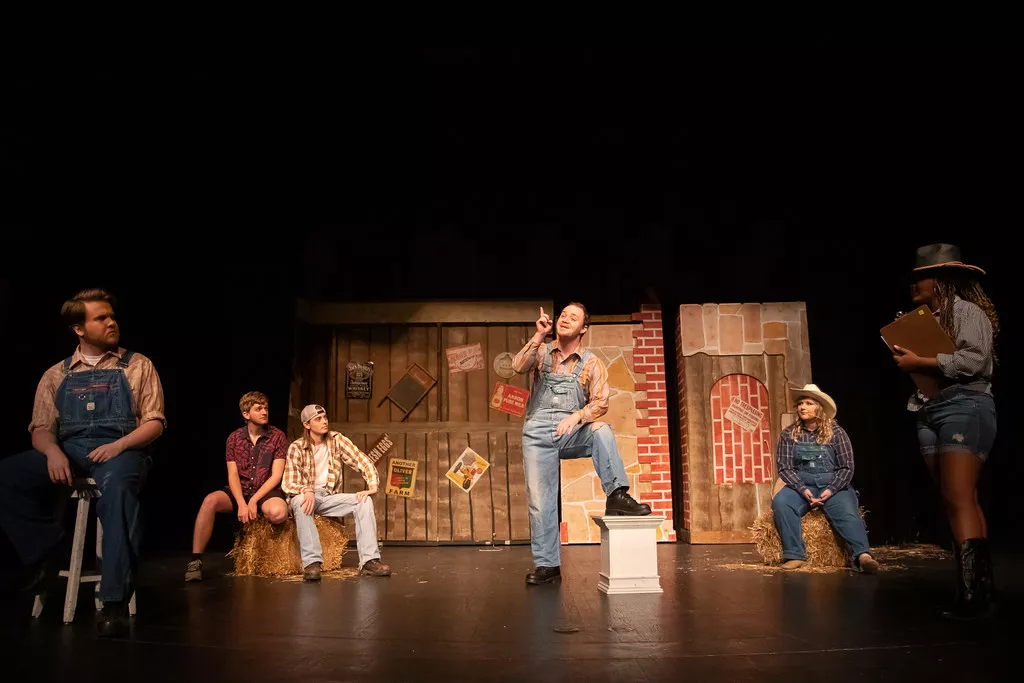 Motlow Theatre students in a production