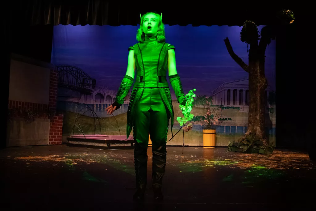 Motlow Theatre students in a production