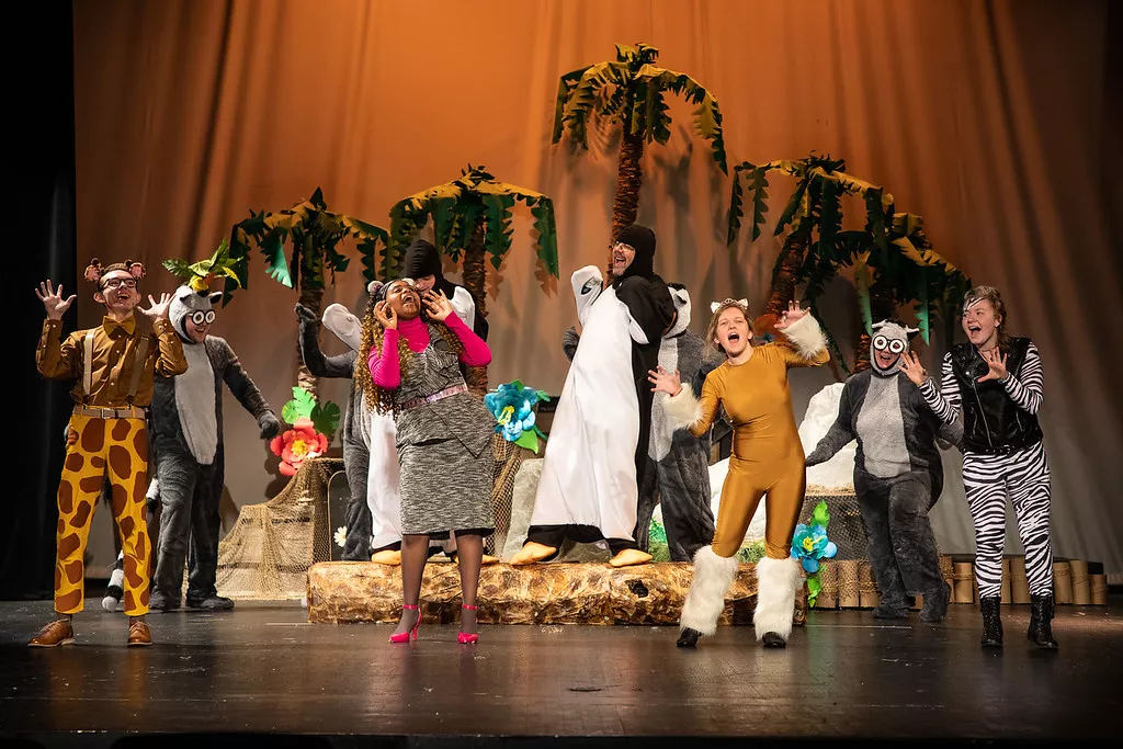 Motlow Theatre students in a production